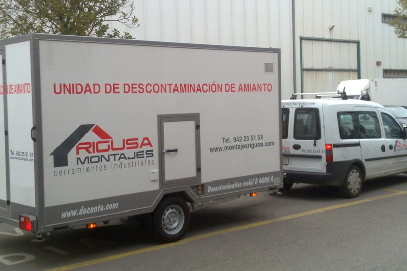 Descontaminación de amianto